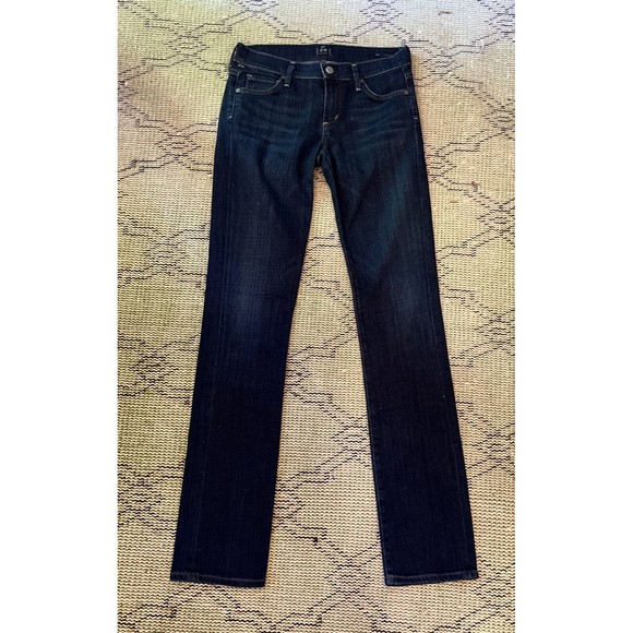 Citizens Of Humanity Denim - Citizens of Humanity Ava Low Rise Straight Leg Blue Jeans Womens 26 Made in USA